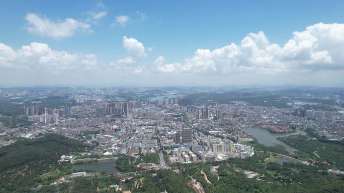 深圳龙岗区全景 深圳龙岗区航拍