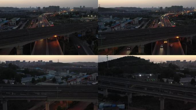 济南京沪高速联络线夜景