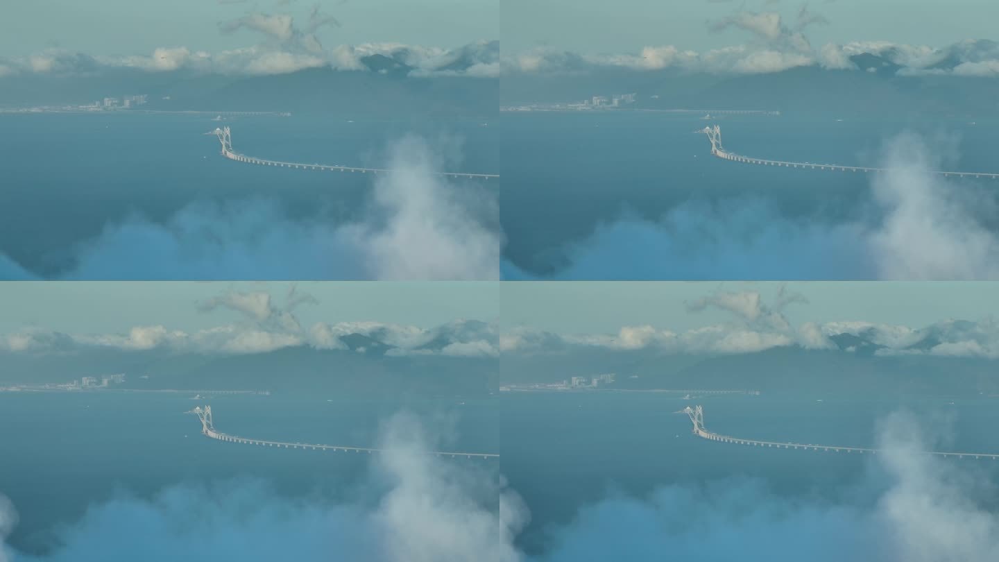 【4k正版】云海中的港珠澳大桥
