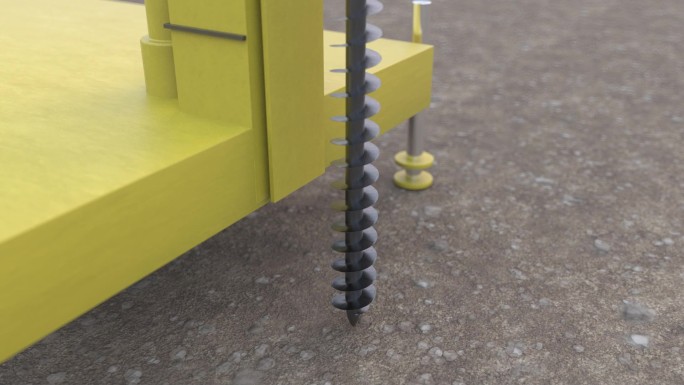 CFG桩工法施工三维动画