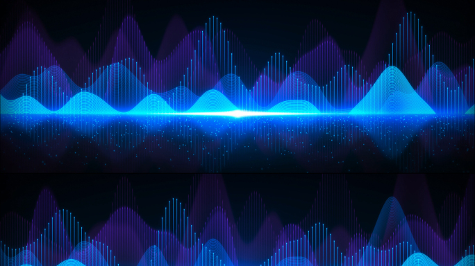 抽象线条粒子波浪背景