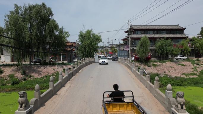 河南开封开封县祥符区历史古迹风景名胜航拍