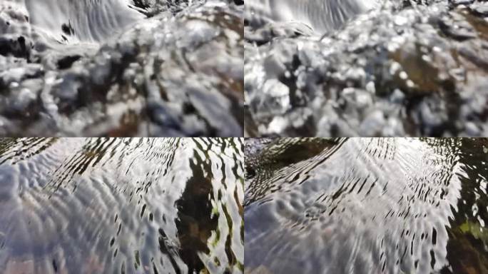 水流动升格流水水流飞溅实拍水视频水素材