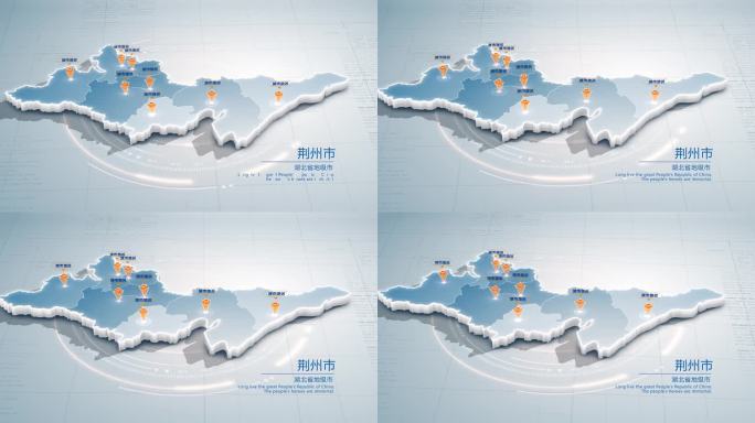荆州市地图