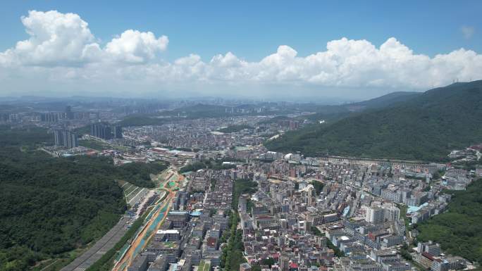 【正版素材】深圳龙岗区园山街道西坑社区