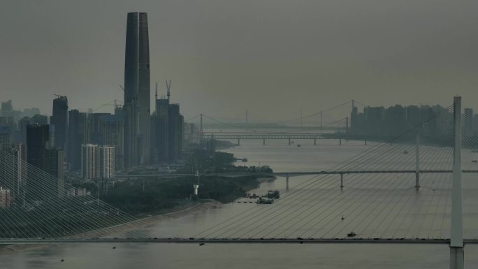 武汉七座大桥同框4k