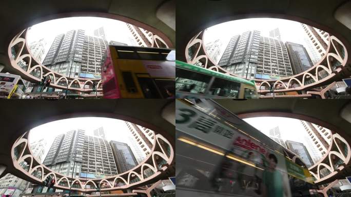 香港唯一环岛天桥