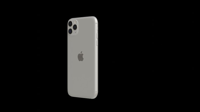 苹果iPhone 11 Pro白手机透明