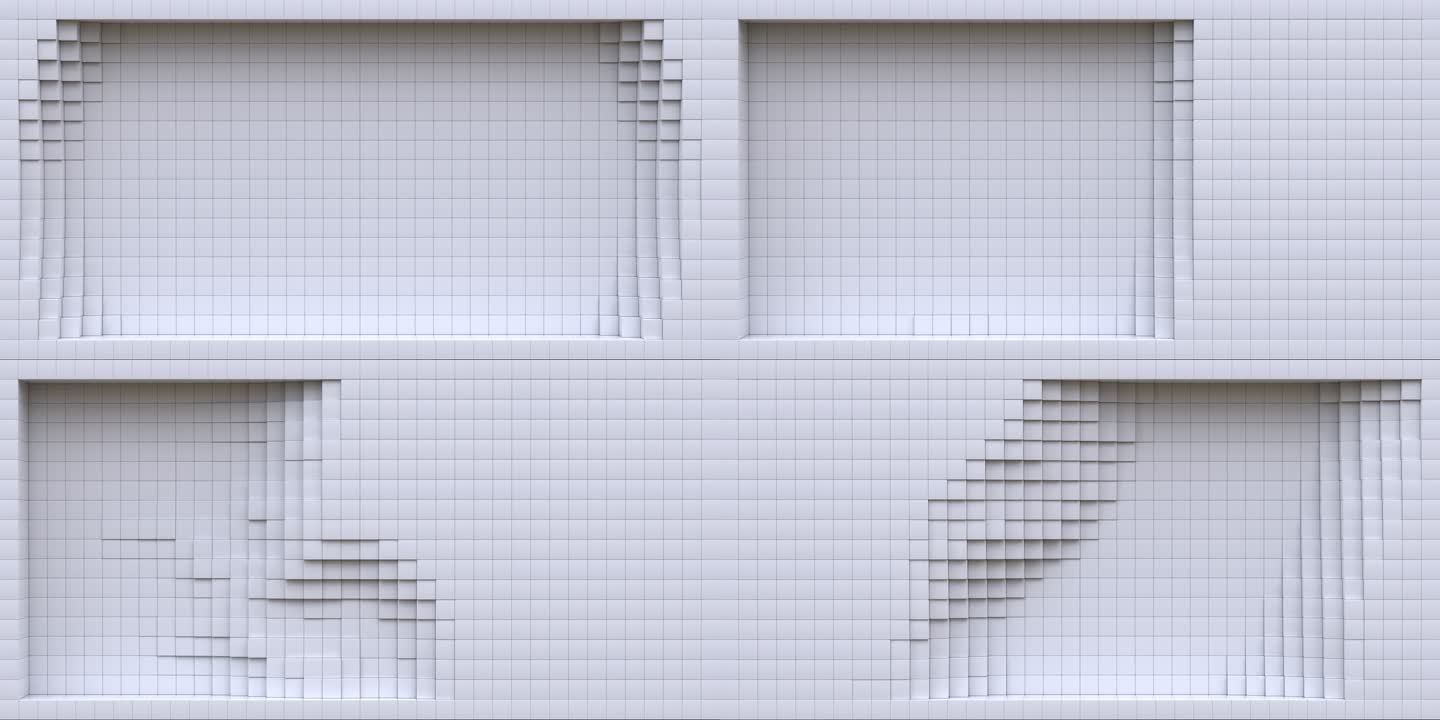 裸眼3D矩阵方块，可定制