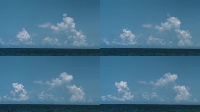 海洋白云-延时