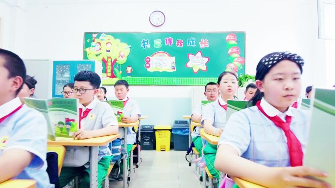 中小学生上课教师上课素材