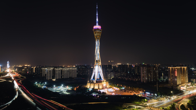 【4K】中原福塔夜景延时