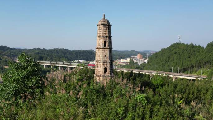 京九铁路  古塔丽影