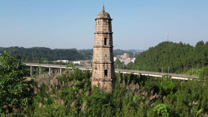 京九铁路  古塔丽影