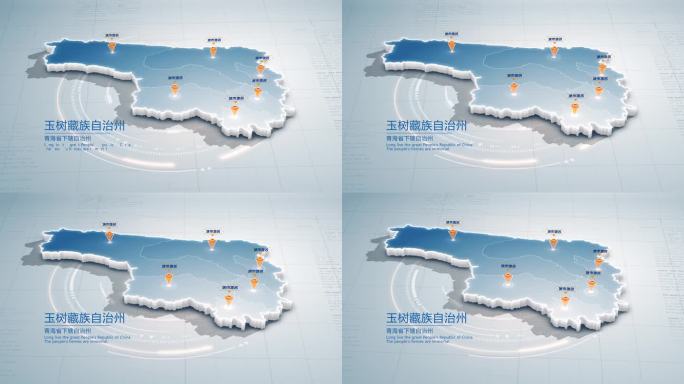 玉树藏族自治州地图