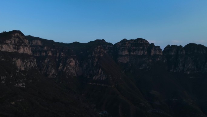 4K航拍​河南安阳林州太行大峡谷