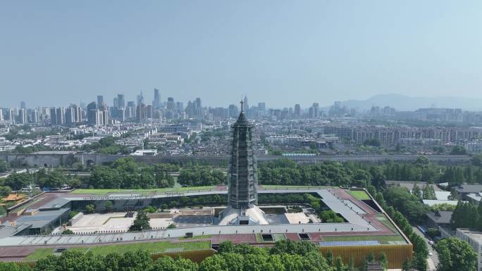 南京大报恩寺航拍（夜景）