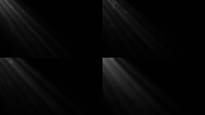 4K侧光顶光光束光斑-无缝循环带透明通道