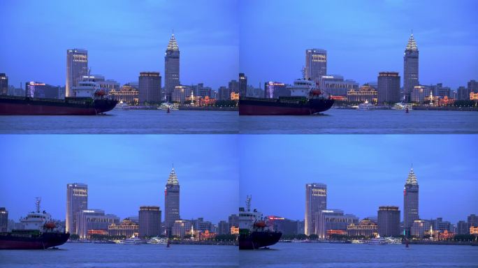 上海外滩夜景实时视频4K