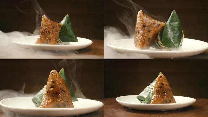桂花蜜枣粽子视频素材