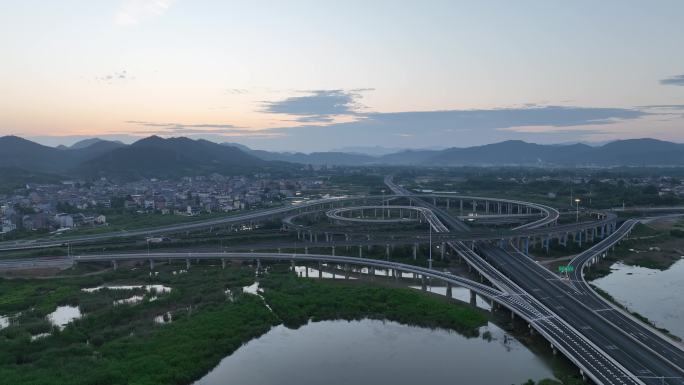 浙江绍兴诸暨高速公路绍诸高速诸永高速互通