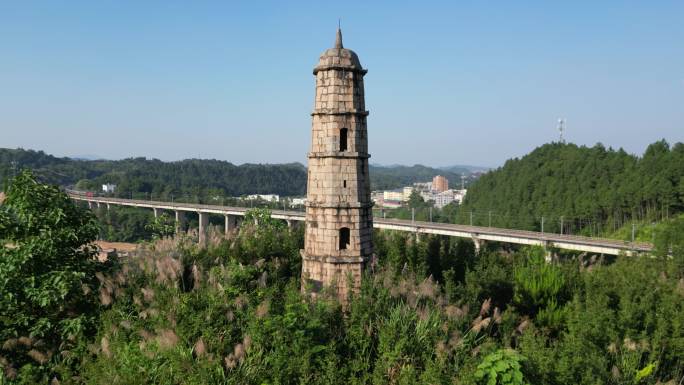 京九铁路  古塔丽影