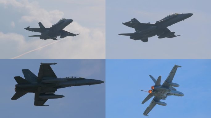 兰卡威航展马来西亚F/A-18D战机起飞