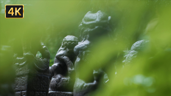 水滴雨水水花屋檐雨滴倒影下雨雨景