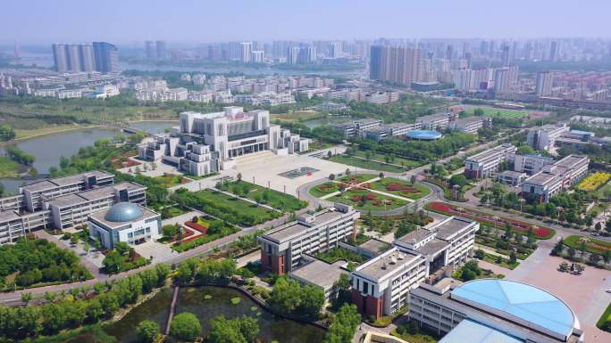 4K航拍临沂大学及周边2023年