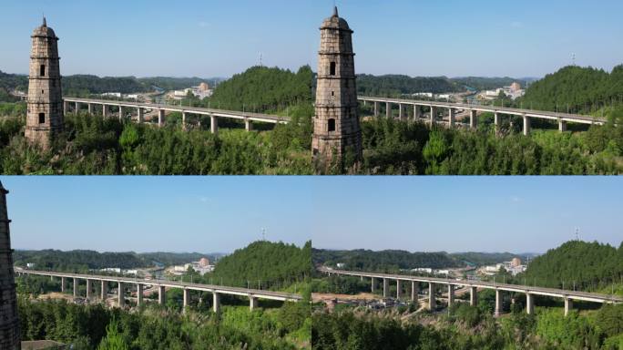 京九铁路  古塔丽影