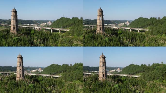 京九铁路  古塔丽影