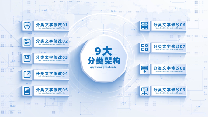 （9）干净明亮产品功能信息分类结构包装