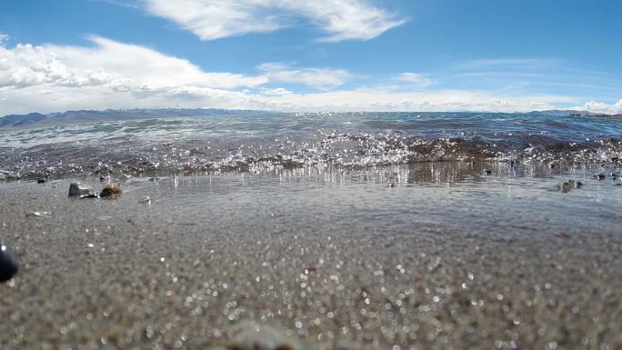 流水冲刷镜头升格