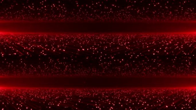 8K红色粒子背景循环