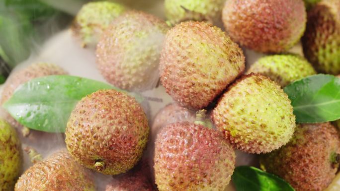 冰鲜荔枝冒烟 干冰