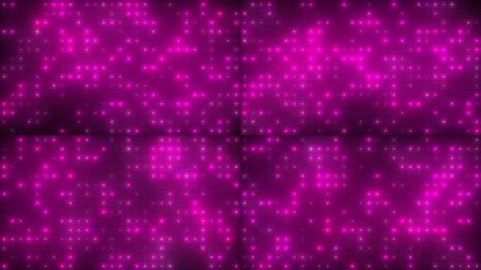 4K紫色晶格阵列灯光闪烁背景无缝循环