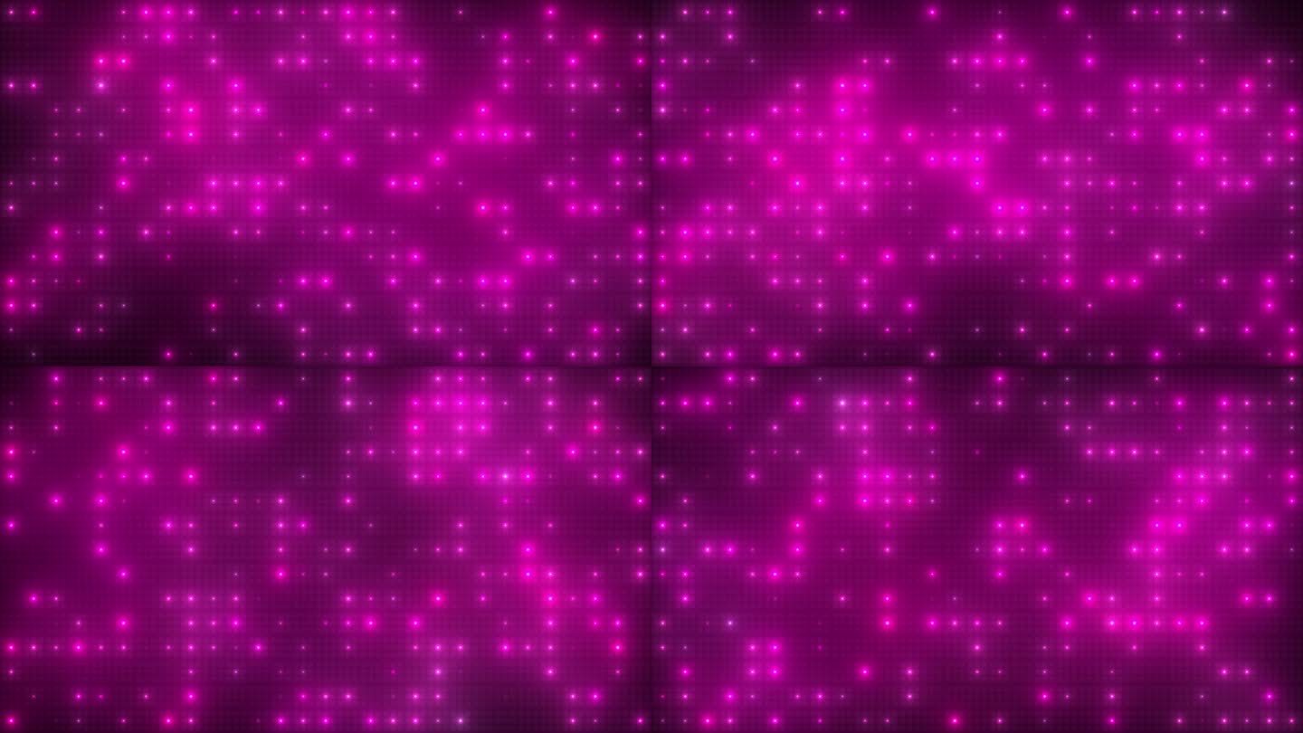 4K紫色晶格阵列灯光闪烁背景无缝循环