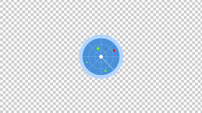 MG动画 雷达扫描 带透明通道