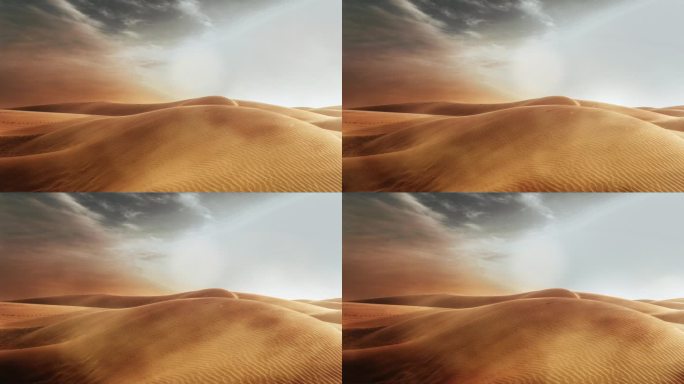 沙漠风沙循环4K