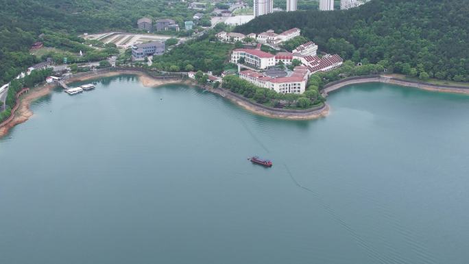 浙江宁波九龙湖城市与山水风景