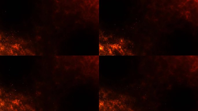 火星 地面火焰 背景 红色火焰 粒子 火