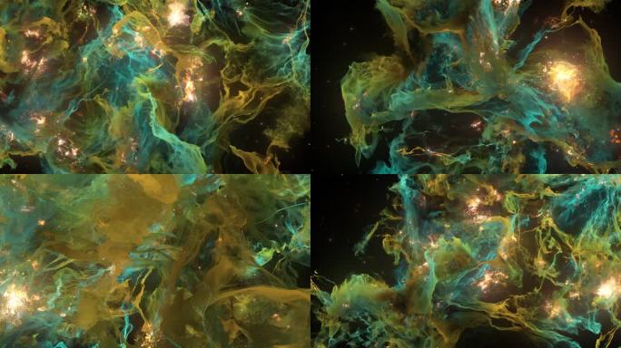 唯美星云-3D粒子渲染-5亿粒子量