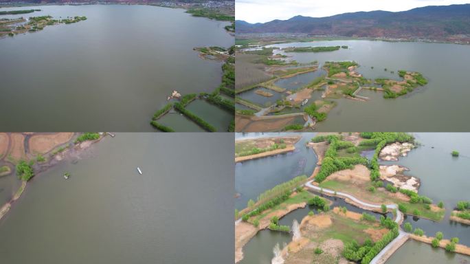 山川河流湖泊村庄水塘水库