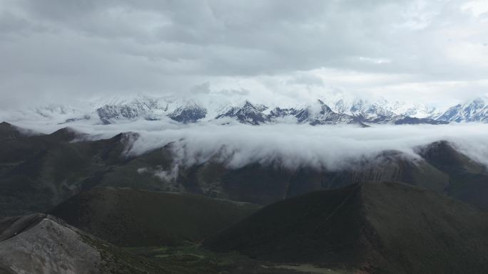 贡嘎雪山云海延时