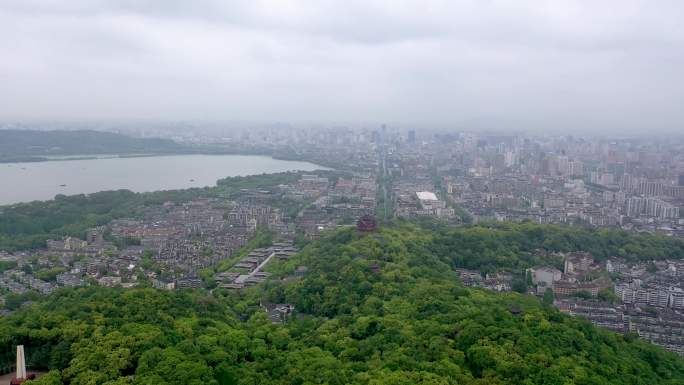 4k4月底阴天中河高架车水马龙绿色植物