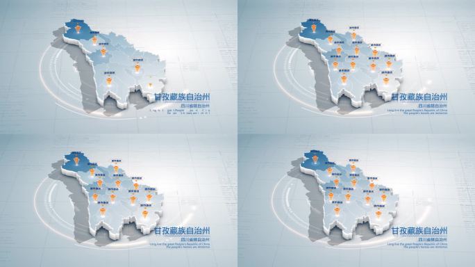 甘孜藏族自治州地图