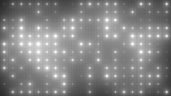 4K黑白晶格阵列灯光闪烁背景无缝循环大