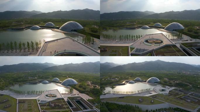 4K航拍太原市植物园