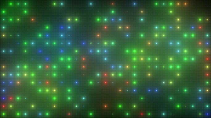 4K红绿蓝色晶格阵列灯光闪烁背景无缝循环