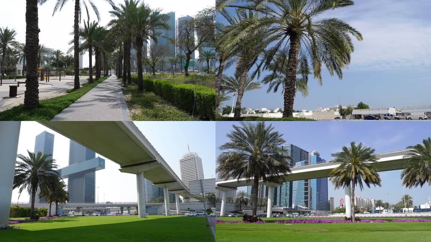 迪拜城市风光街景